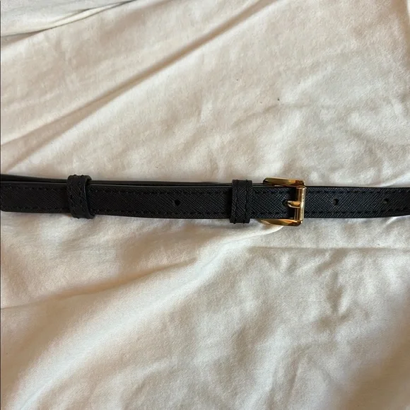 Michael Kors Black and Gold Mini Crossbody - Picture 6 of 7